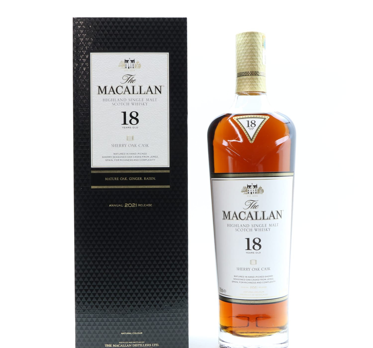 Macallan 18 Year Old Sherry Oak 2021 Release Whisky 