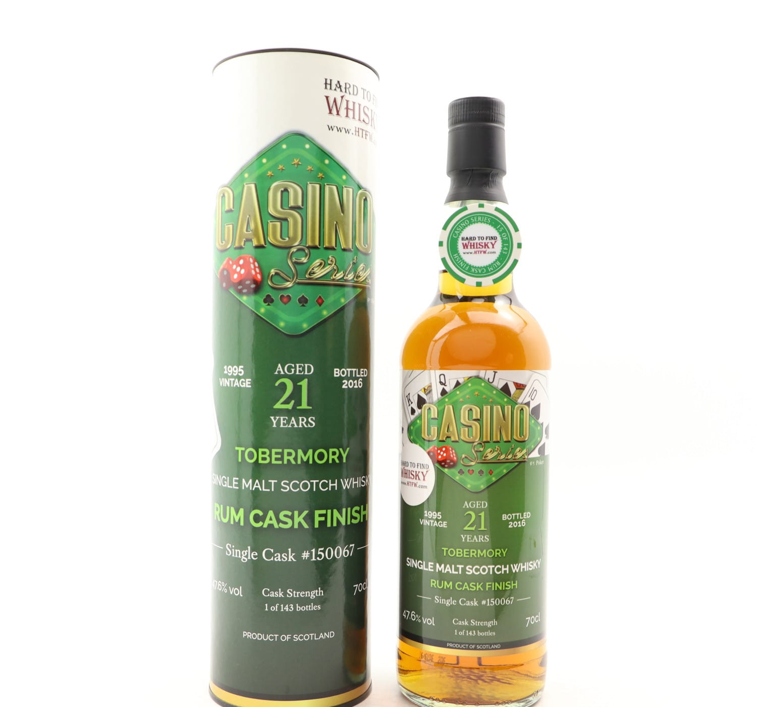 Tobermory 1995 21 Year Old Casino Series Rum Cask Whisky 