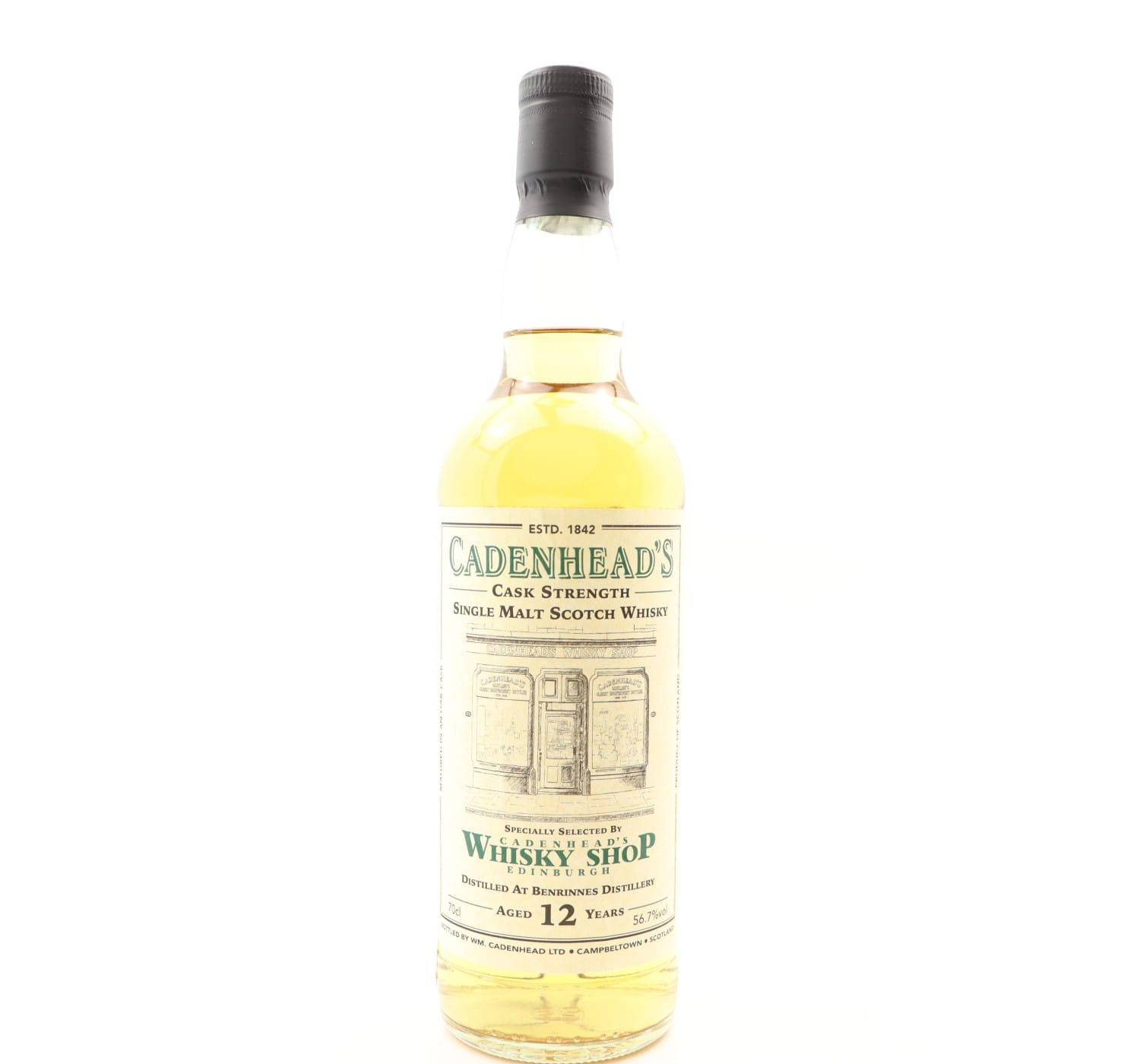 Benrinnes 2011 12 Year Old Cadenhead’s Whisky Shop Edinburgh Whisky 