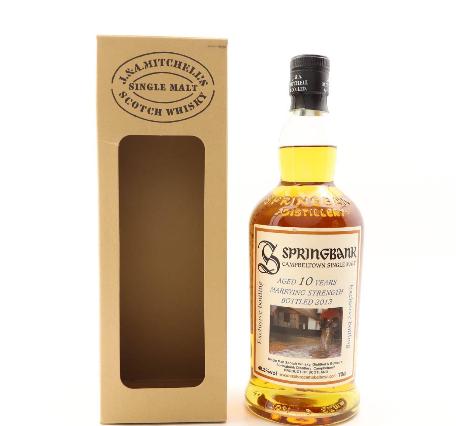 Springbank 10 Year Old Marrying Strength 2013 Release Whisky 