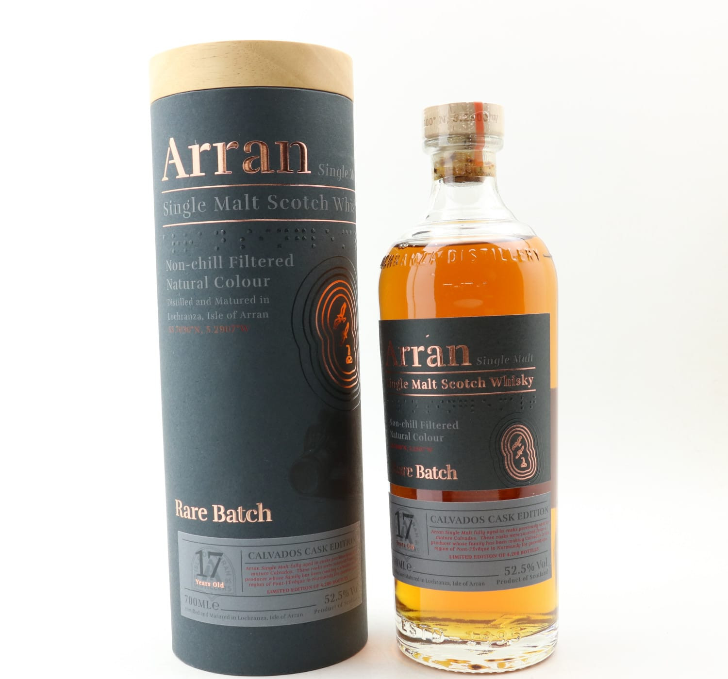 Arran 17 Year Old Rare Batch Calvados Cask Edition Whisky 