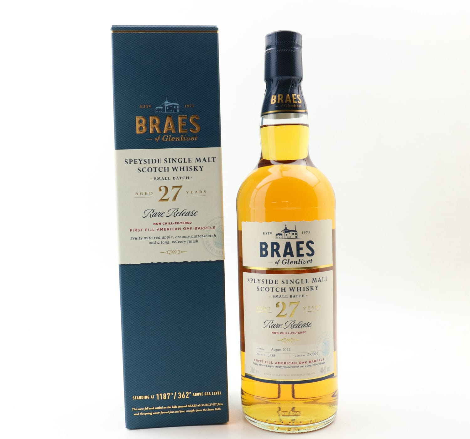 Braes Of Glenlivet 27 Year Old Rare Release Whisky
