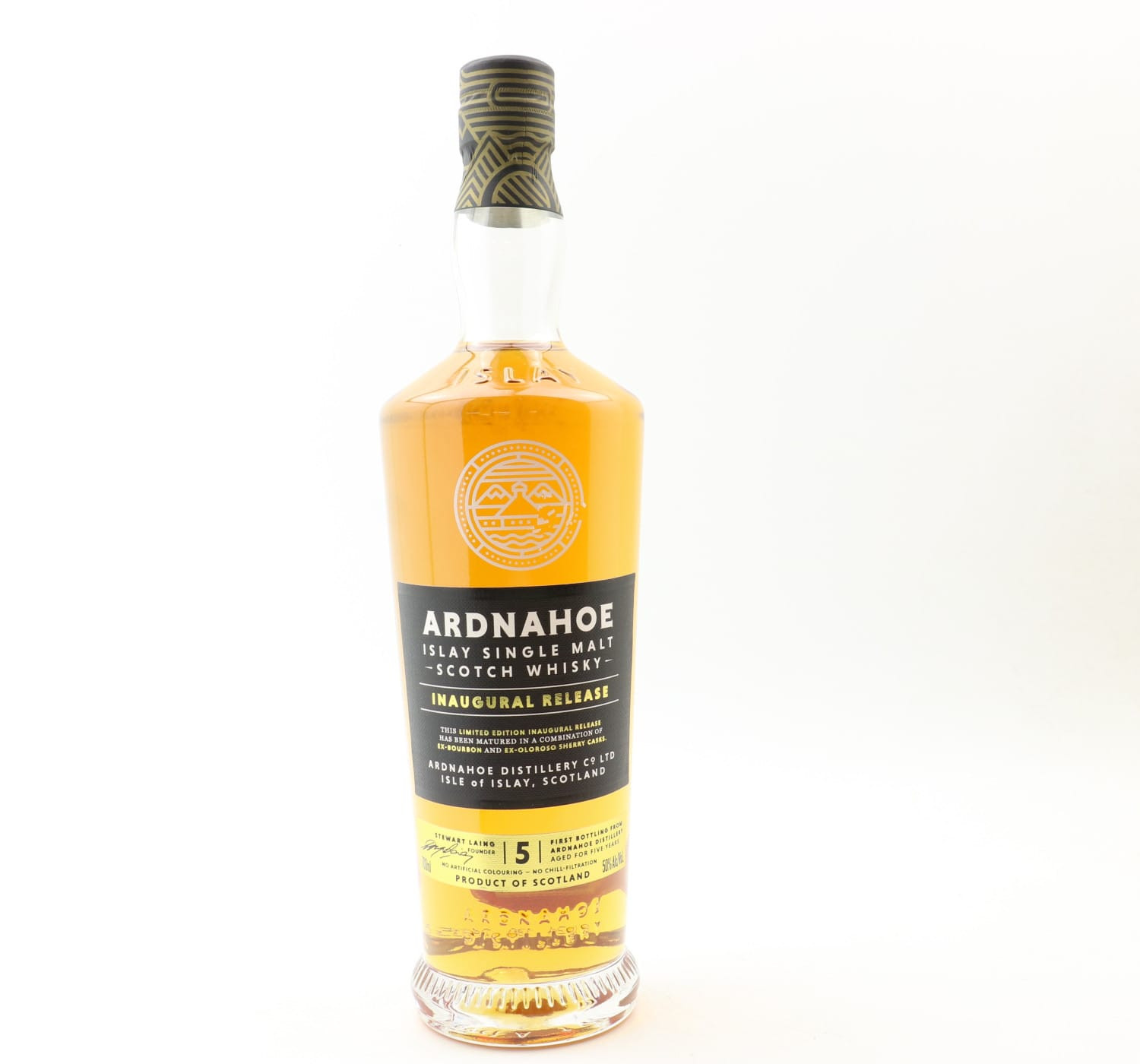 Ardnahoe 5 Year Old Inaugural Release Whisky