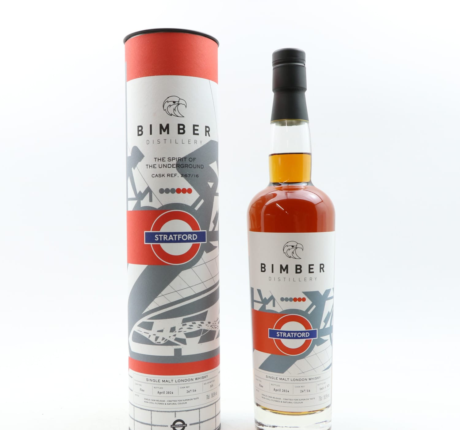 Bimber Single Cask #267/16 The Spirit Of The Underground Stratford Whisky