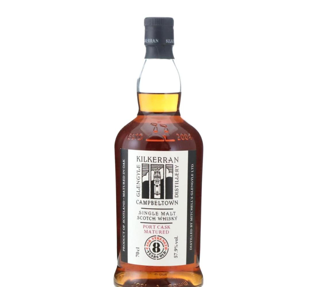 Kilkerran Cask Strength 8 Year Old Port Cask Matured Whisky 