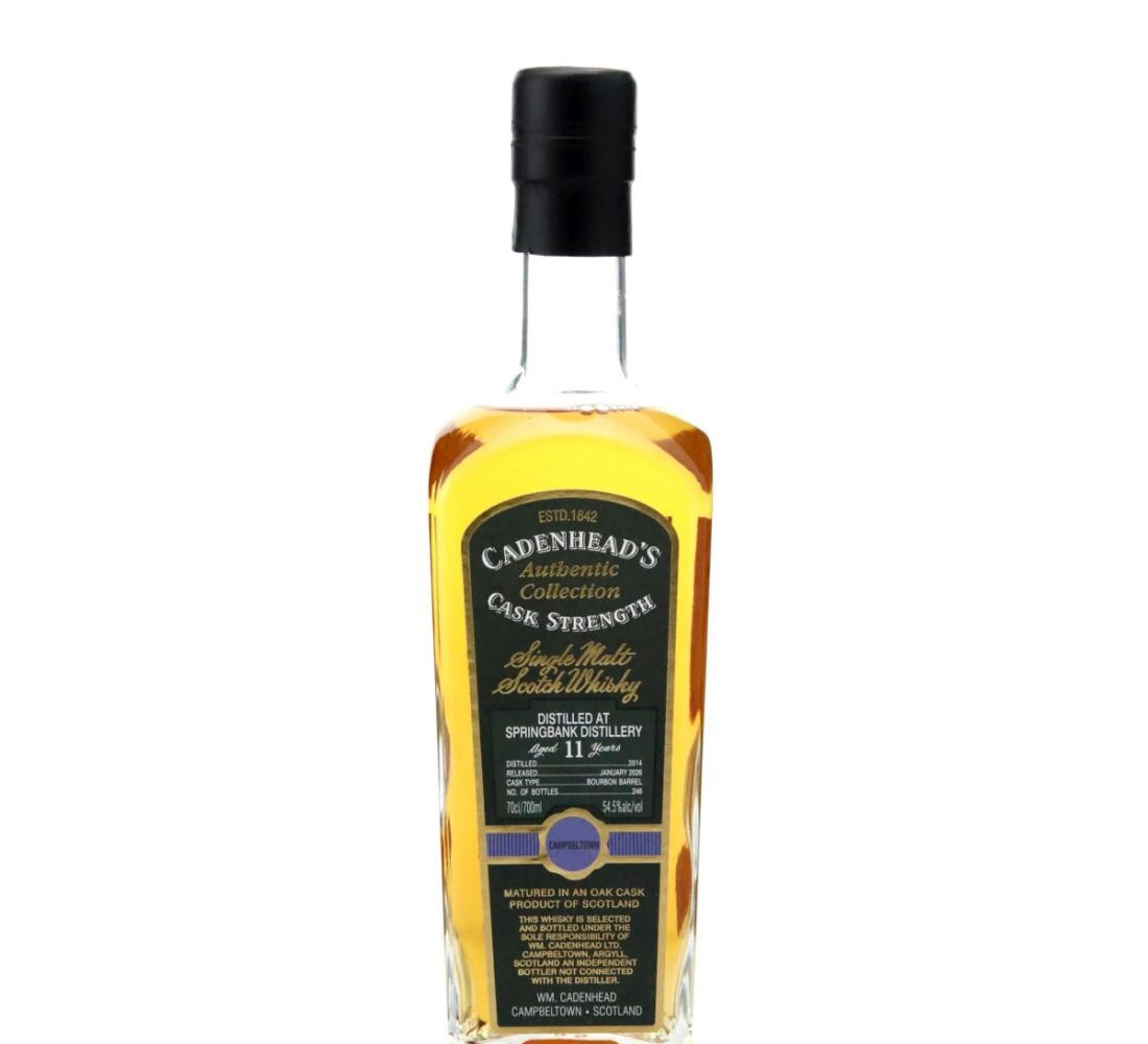Springbank 2014 Cadenhead’s Authentic Collection 11 Year Old Whisky 
