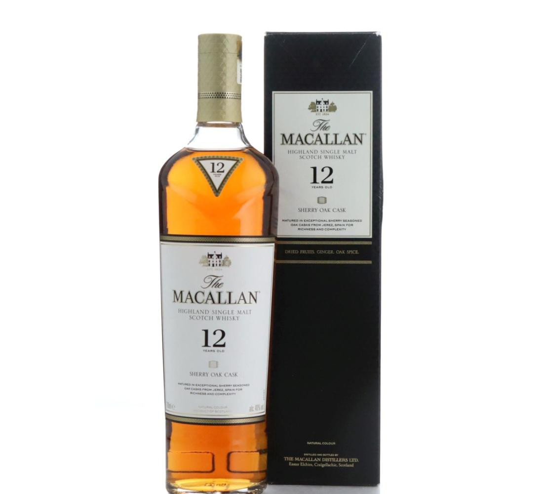 Macallan 12 Year Old Sherry Oak Cask Whisky