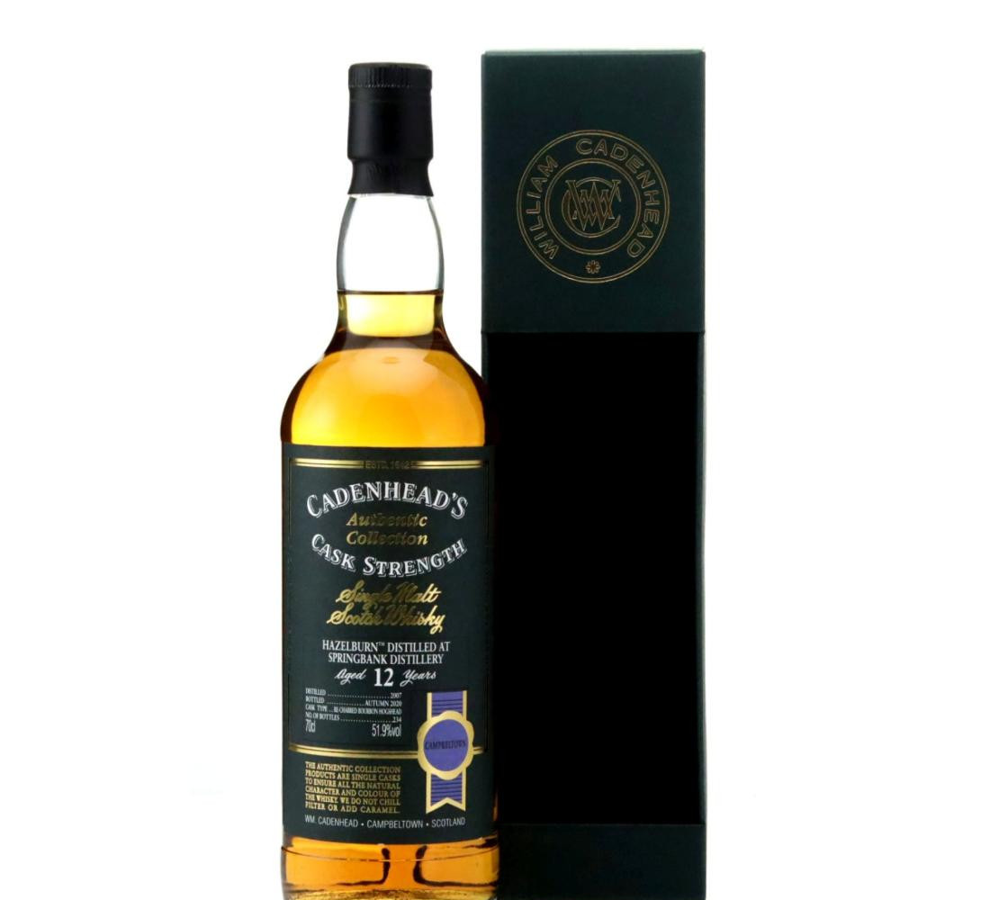 Hazelburn 2007 Cadenhead’s Authentic Collection 12 Year Old Whisky 
