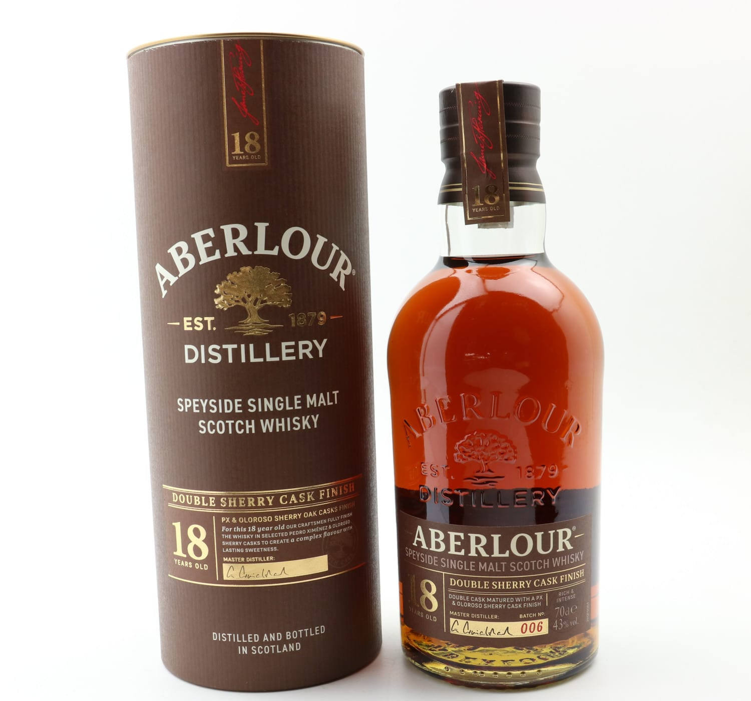 Aberlour 18 Year Old Double Sherry Cask Batch #06 Whisky 