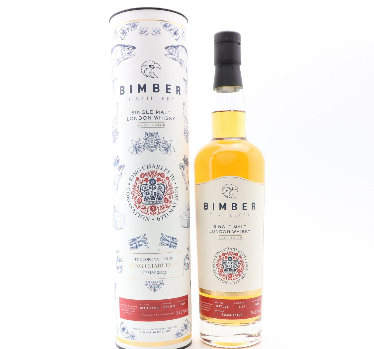 Bimber Small Batch King Charles III Coronation Whisky 