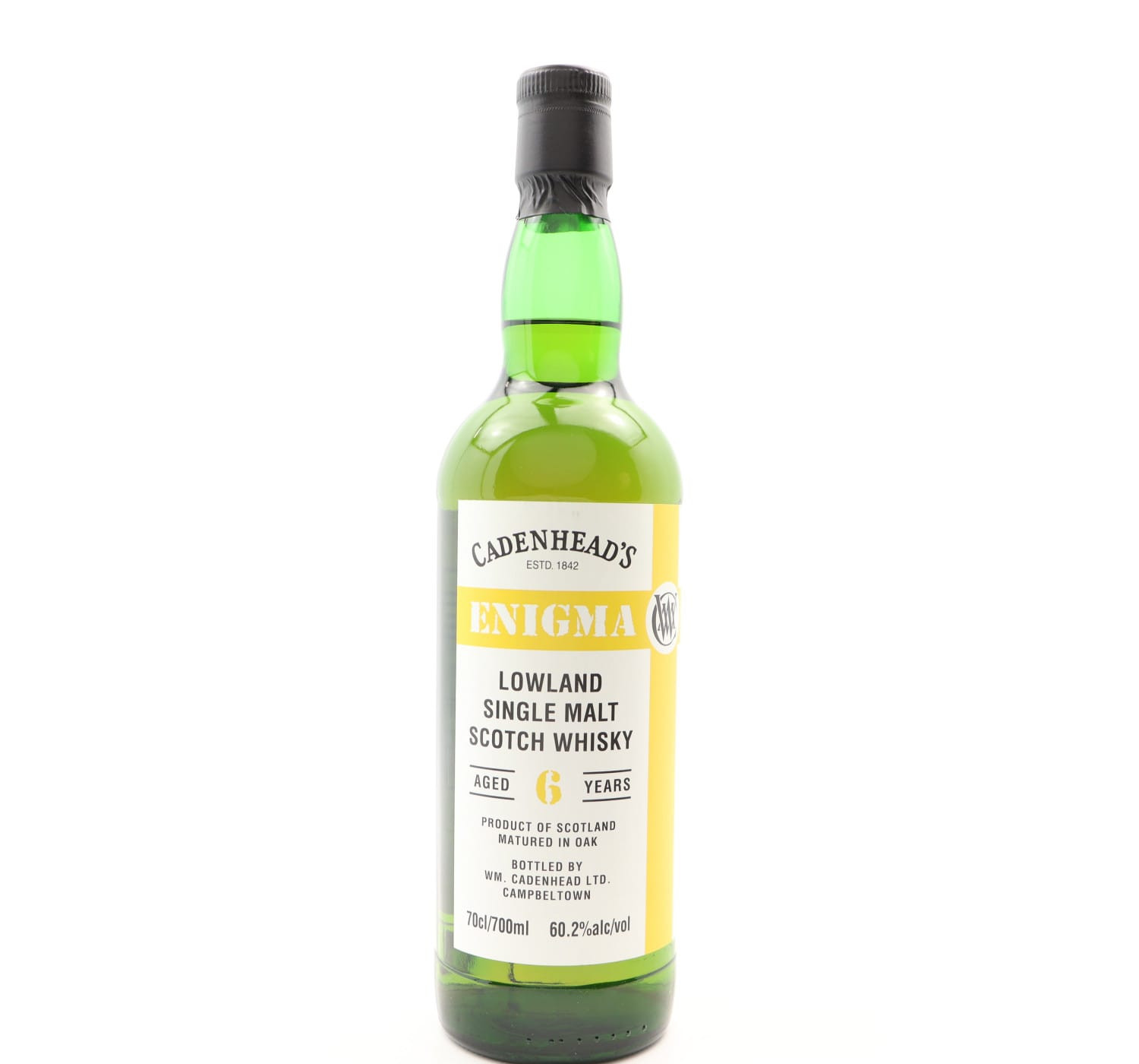 Cadenhead’s 2019 6 Year Old Lowland Single Malt Enigma Whisky 