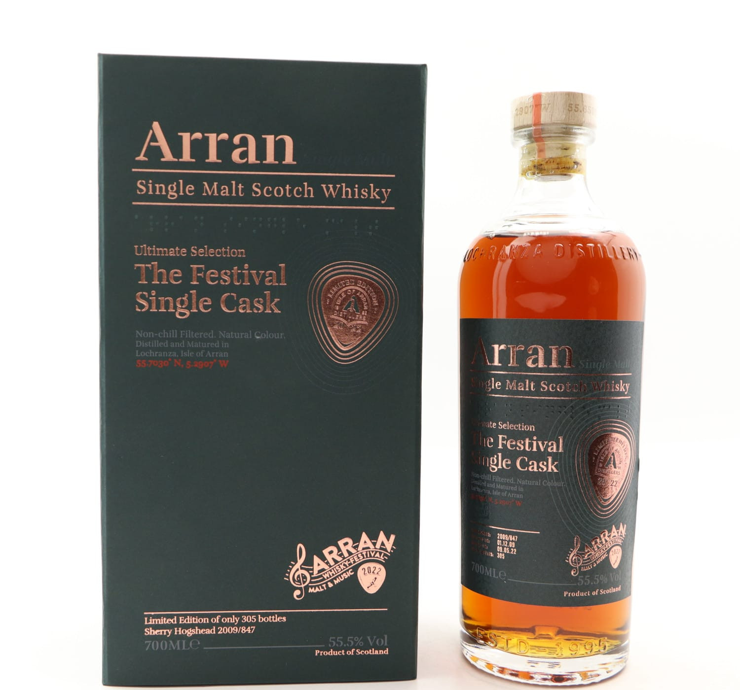 Arran 2009 Single Cask #847 Malt & Music Festival 2022 Whisky 