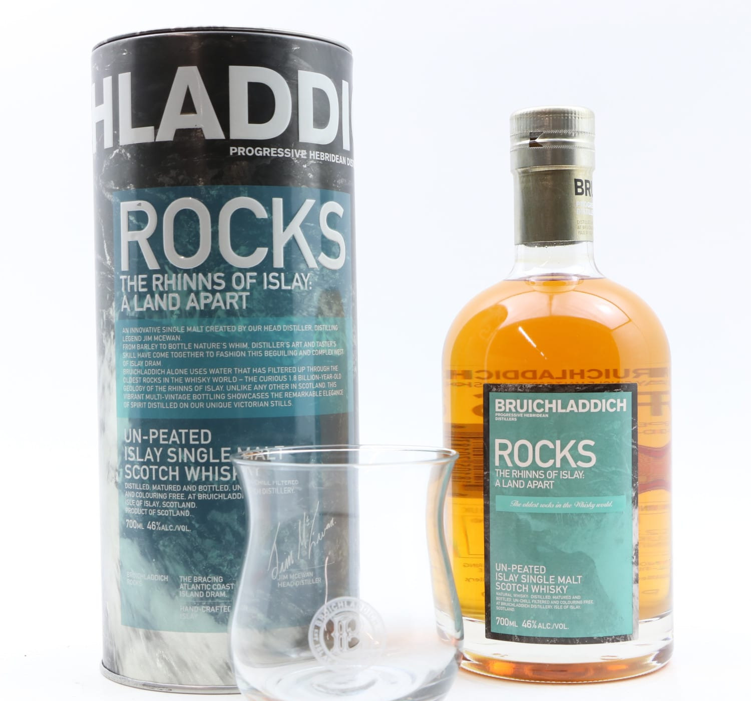 Bruichladdich Rocks & Glass Set Whisky 