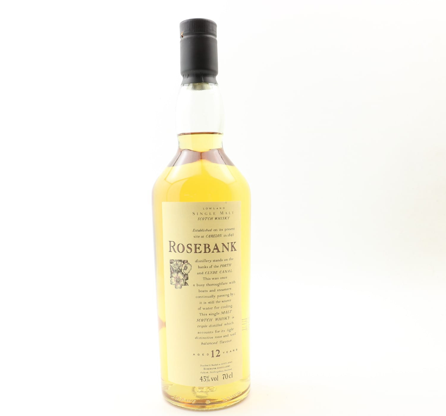 Flora & Fauna Rosebank 12 Year Old Whisky 