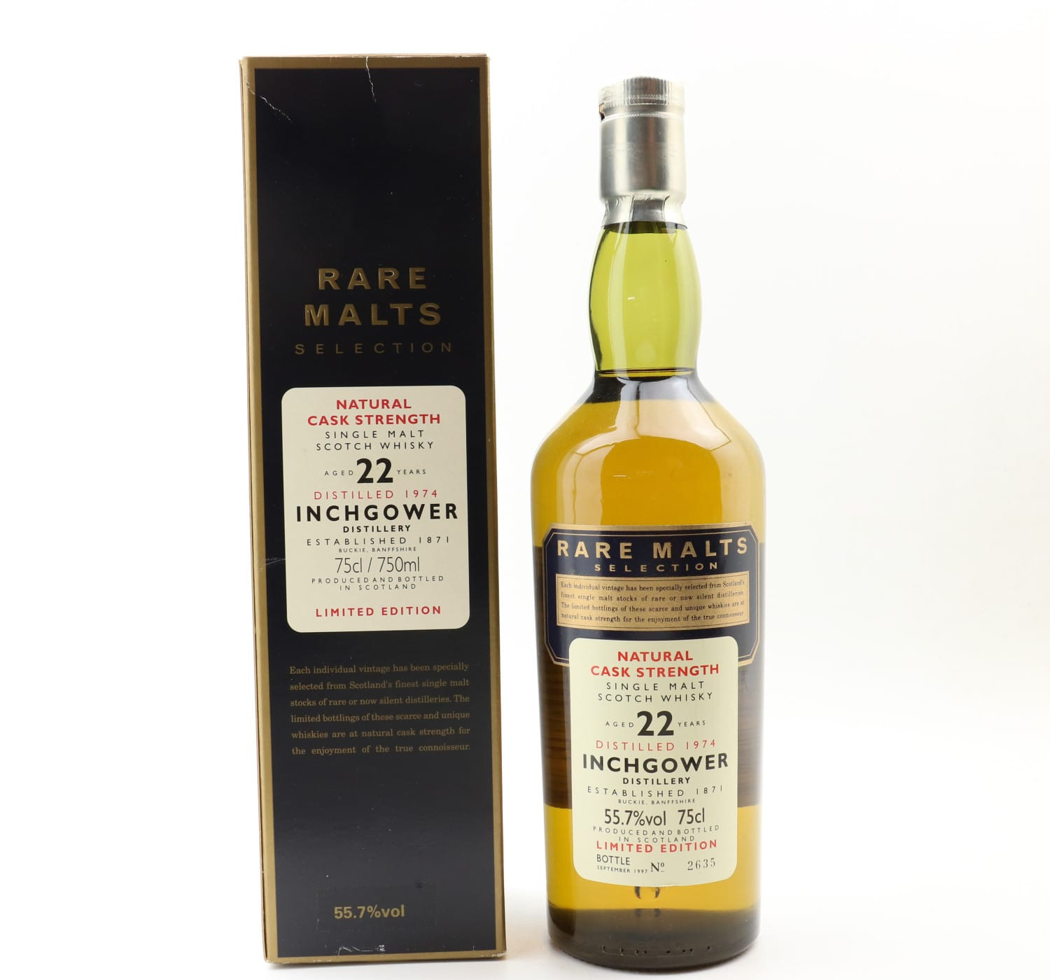 Rare Malts Inchgower 1974 22 Year Old 75cl Whisky