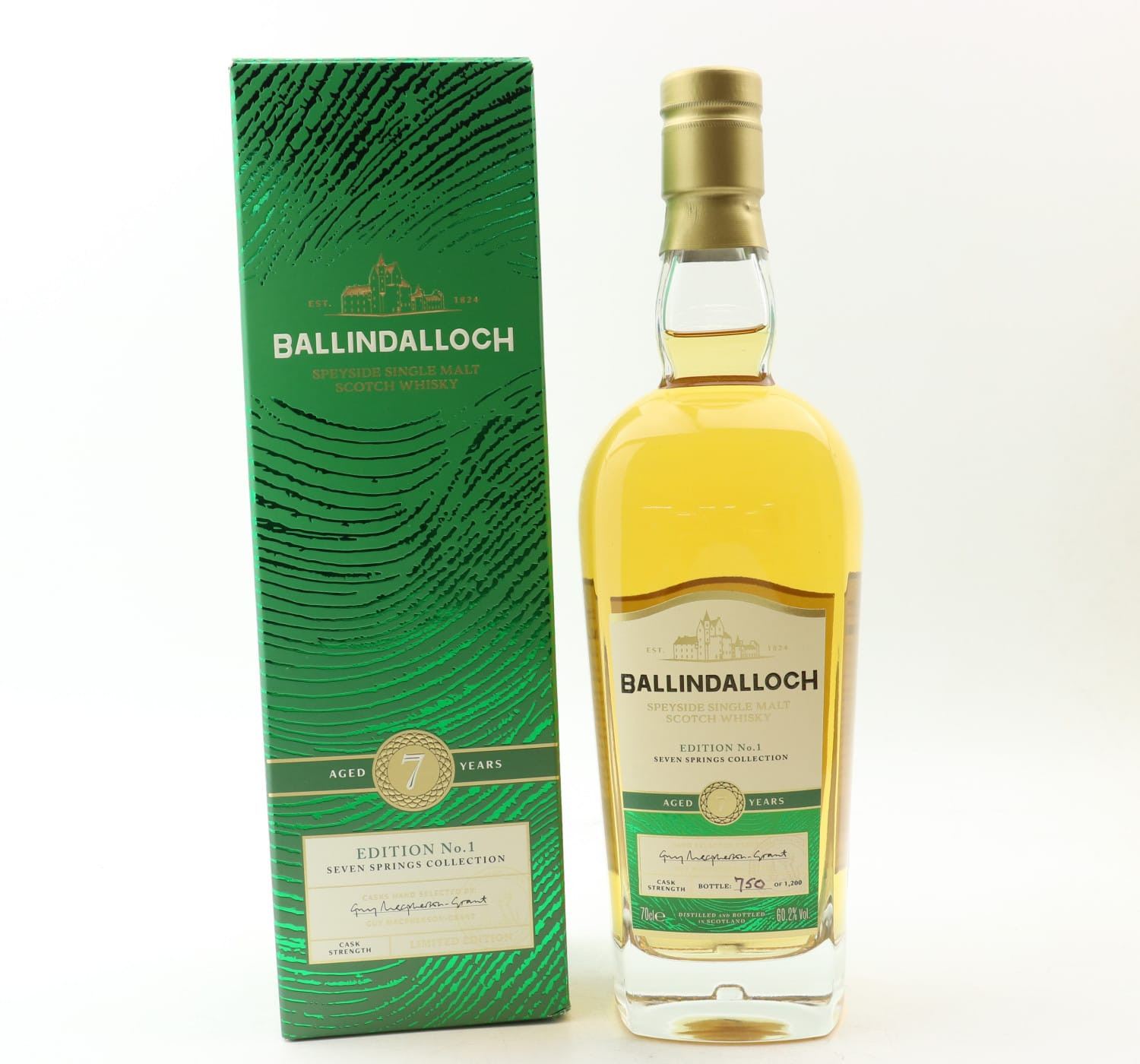 Ballindalloch 7 Year Old Seven Springs Collection Edition No.1 Whisky 