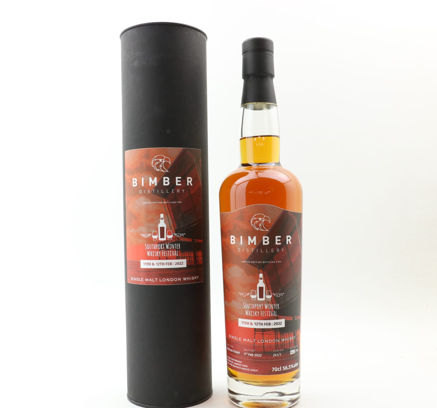 Bimber Single Cask #241/1 For Southport Whisky Festival 2022 Whisky