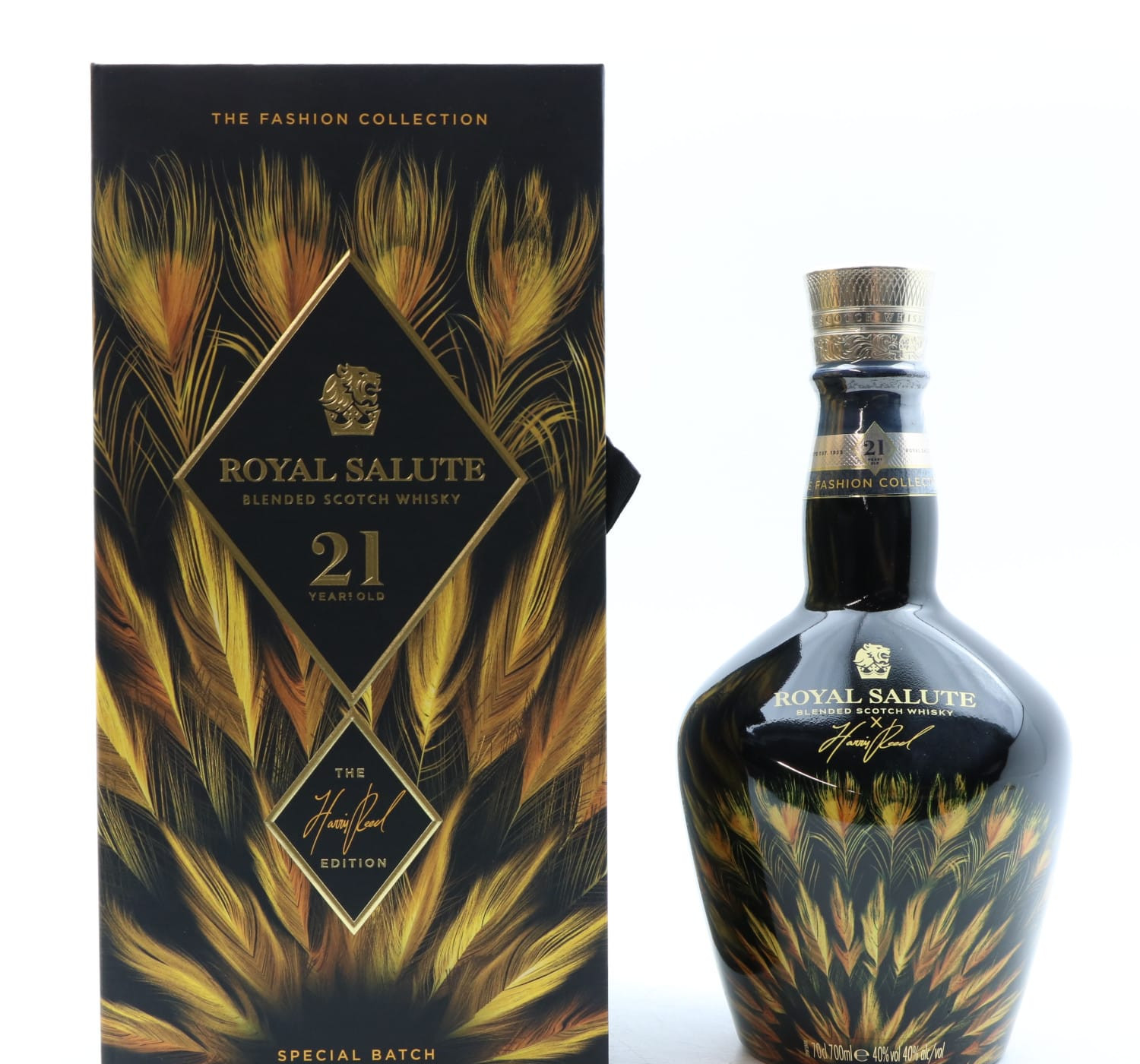 Chivas Royal Salute 21 Year Old Harris Reed Edition Gold Flagon Whisky 