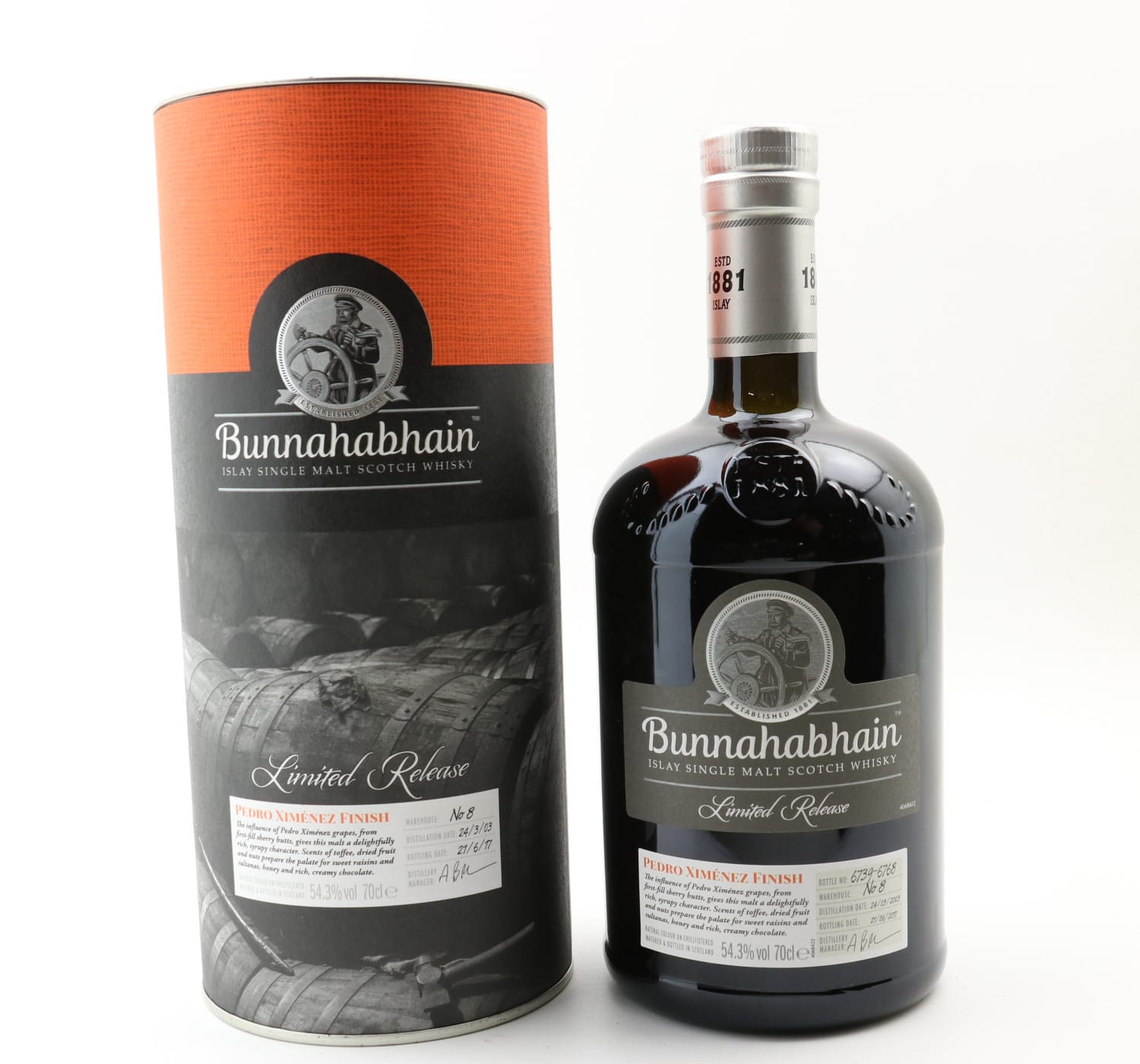 Bunnahabhain 2003 Pedro Ximenez Finish Whisky