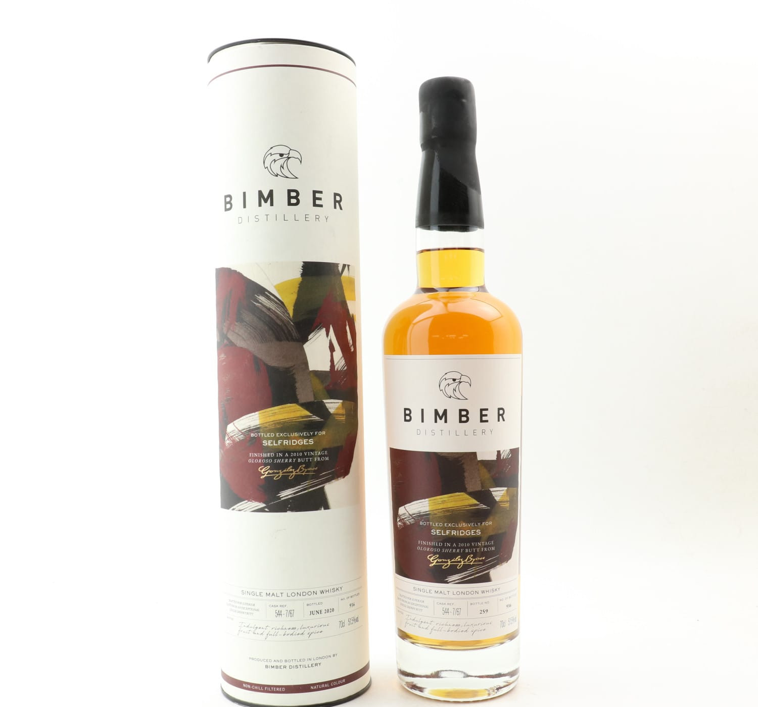 Bimber Single Cask #544-7-/67 For Selfridges Whisky 