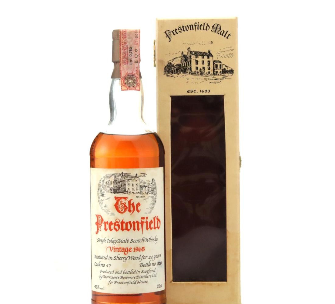 Bowmore 1965 The Prestonfield 22 Year Old Whisky 