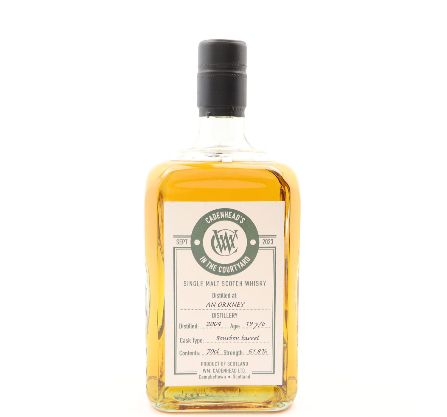 An Orkney 2004 19 Year Old Cadenhead’s In The Courtyard Whisky