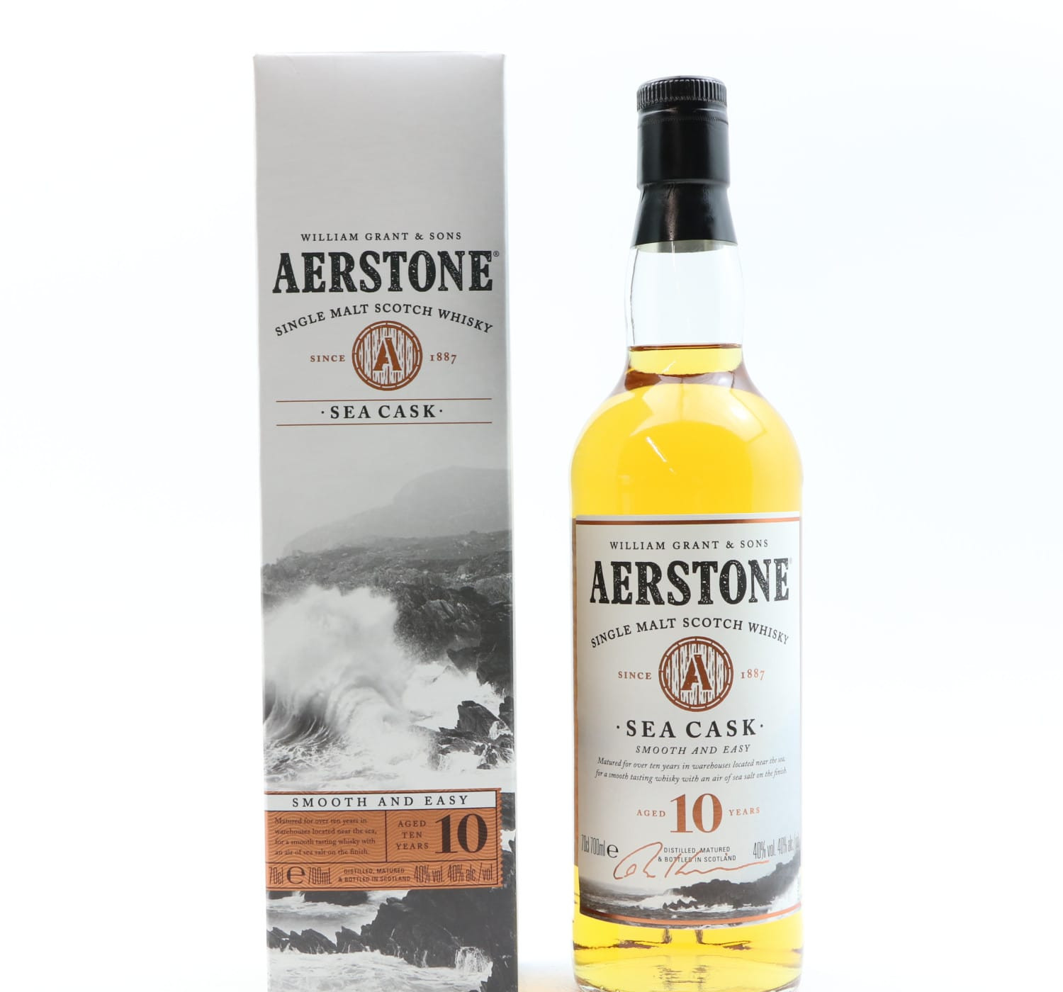 Aerstone 10 Year Old Sea Cask William Grant & Sons Whisky