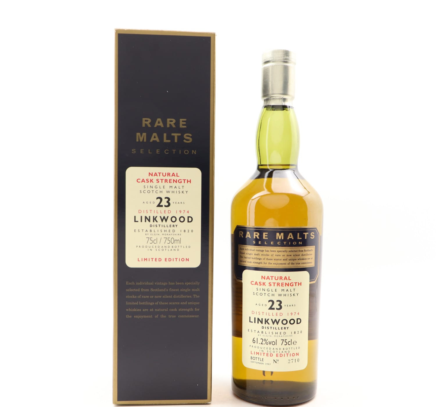 Rare Malts Linkwood 1974 23 Year Old 75cl Whisky 