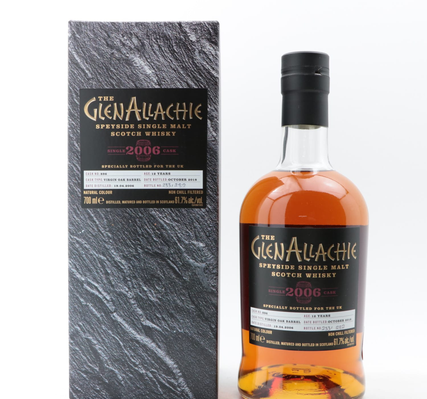 GlenAllachie 2006 12 Year Old Single Cask #896 UK Exclusive Whisky