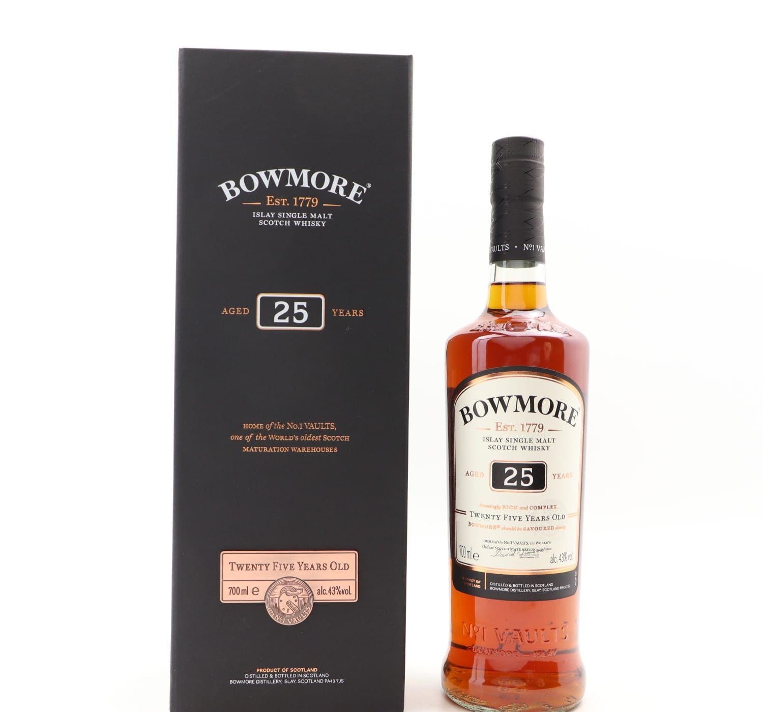 Bowmore 25 Year Old Whisky 