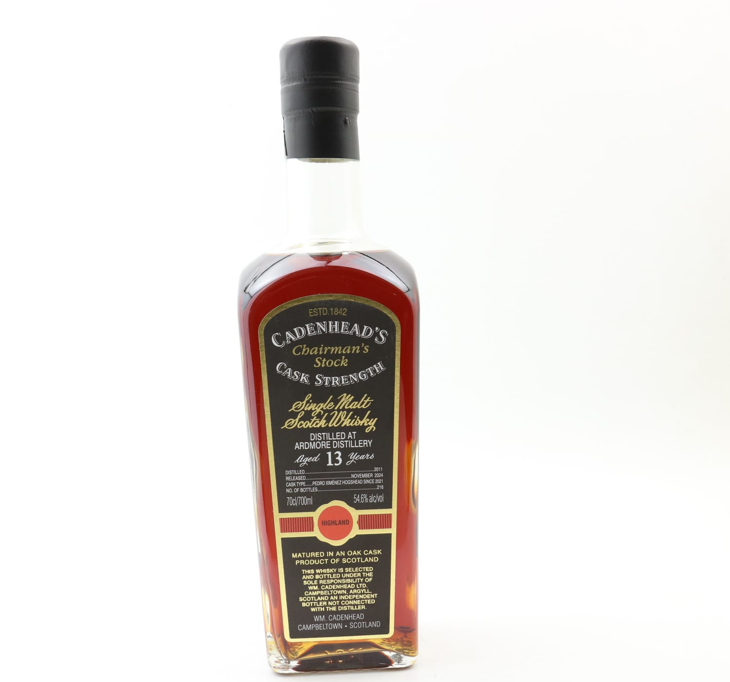 Ardmore 2011 13 Year Old Cadenhead’s Whisky