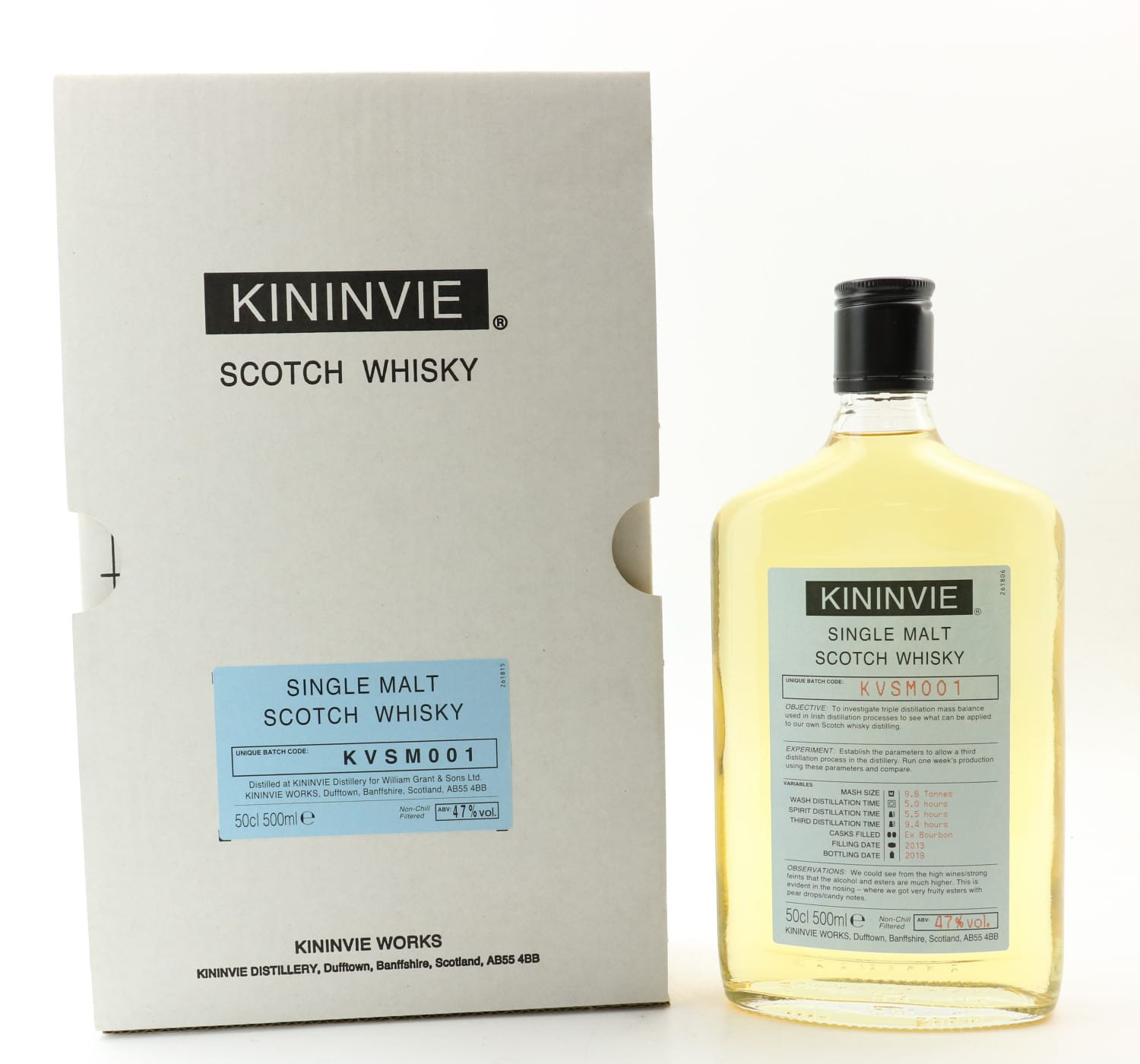 Kininvie Works Single Malt 50cl Whisky 