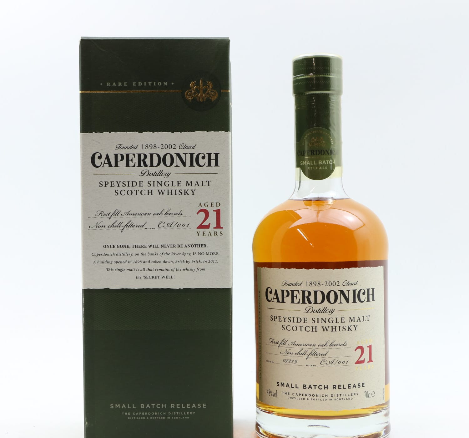 Caperdonich 21 Year Old Rare Edition Whisky 