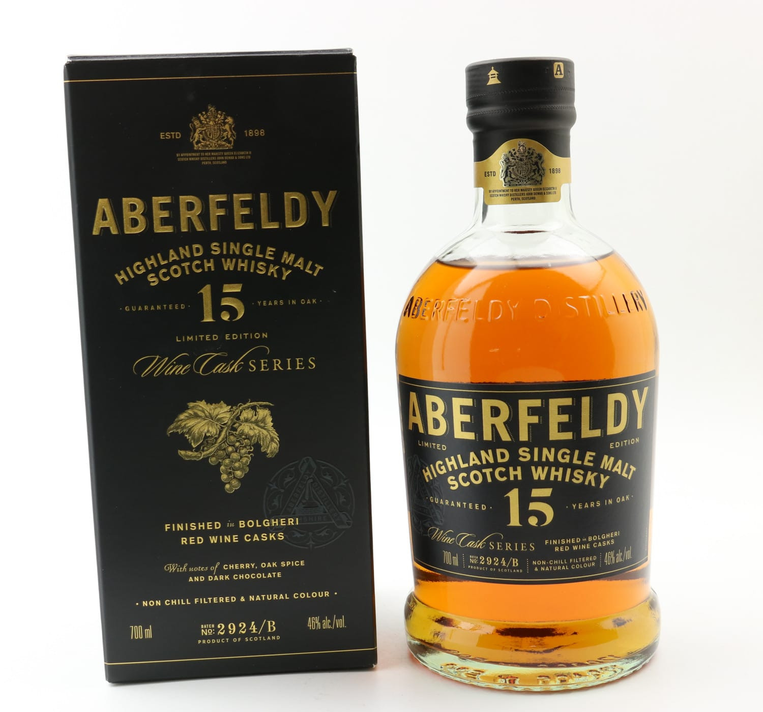 Aberfeldy 15 Year Old Red Wine Cask Whisky 