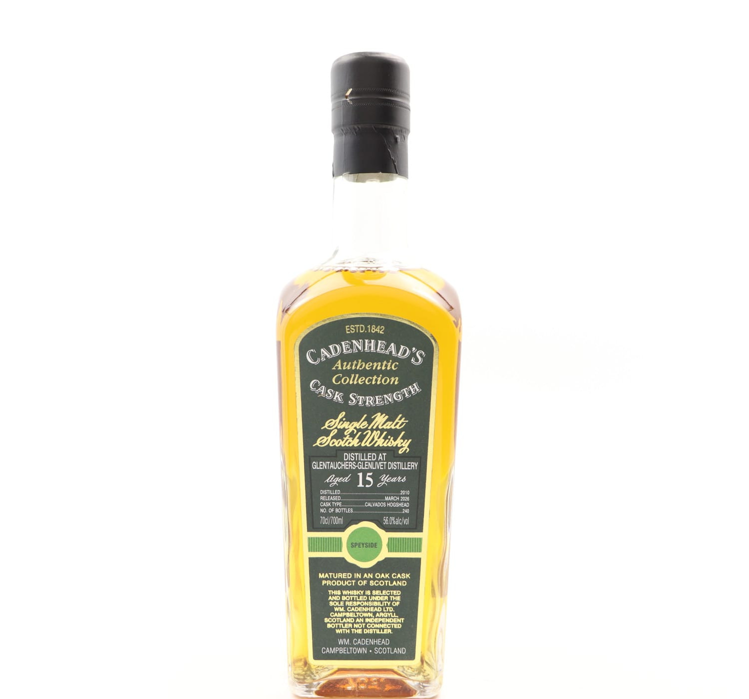 Glentauchers-Glenlivet 2010 15 Year Old Cadenhead’s Whisky 
