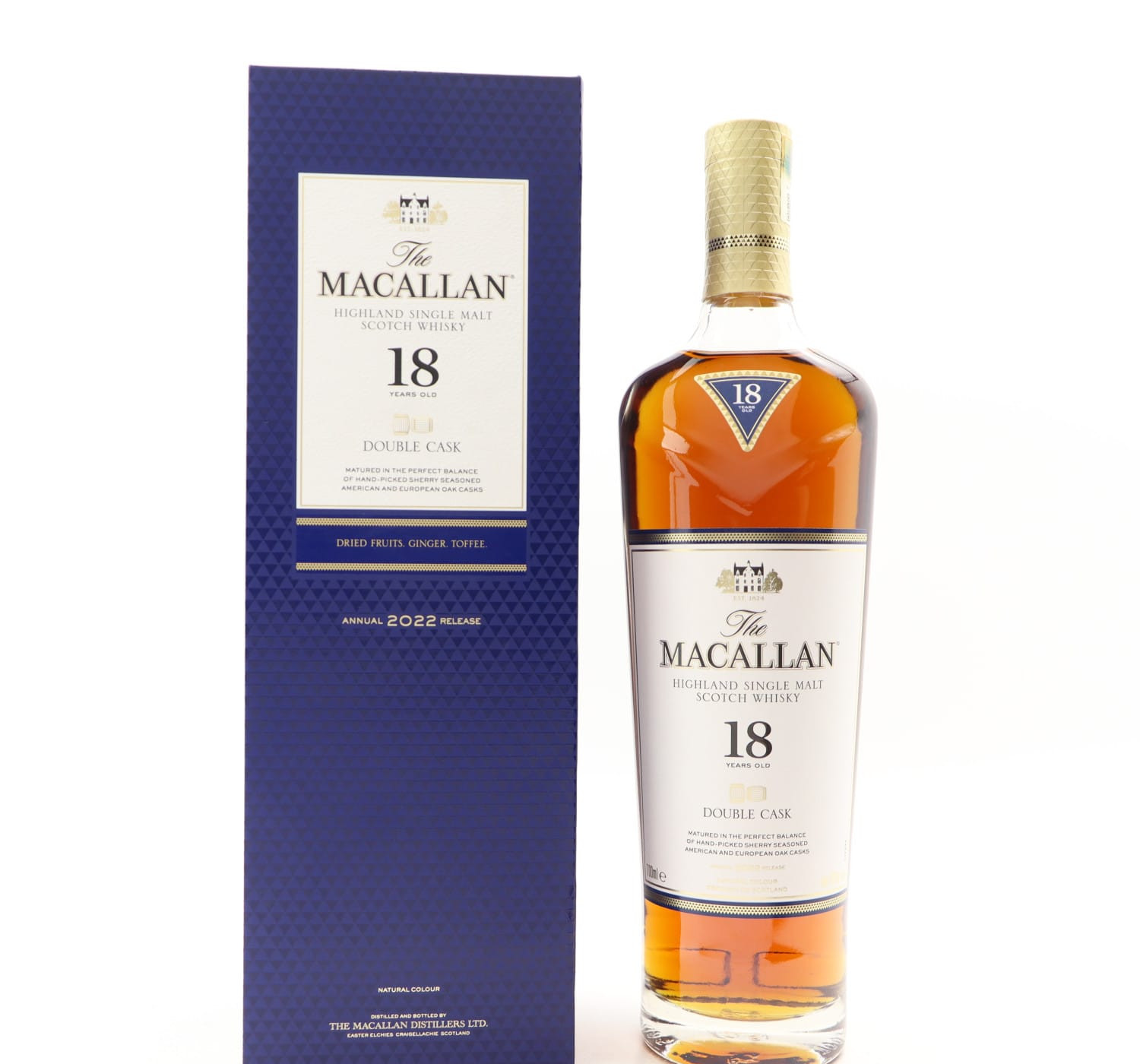 Macallan 18 Year Old Double Cask 2022 Release Whisky 