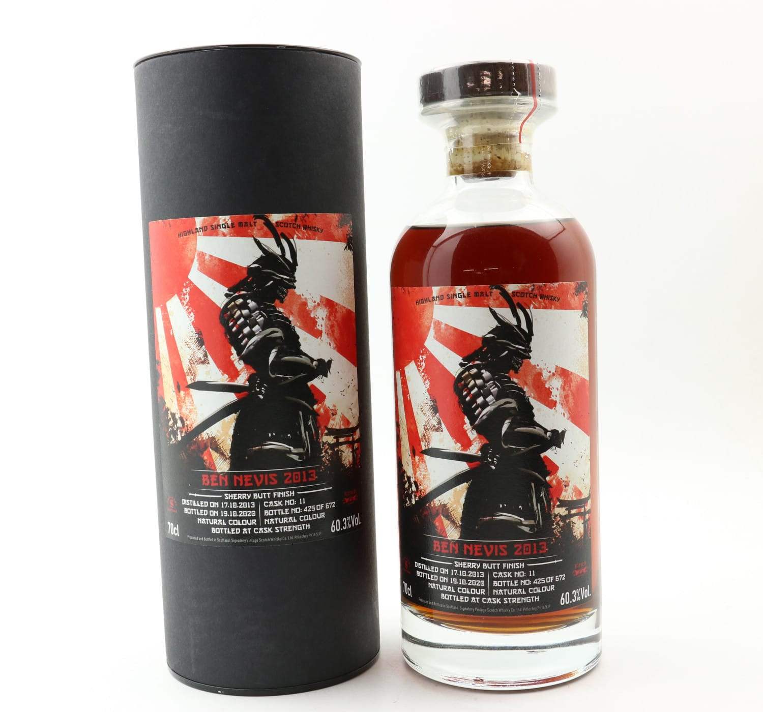 Ben Nevis 2013 Samurai Series Single Cask #11 Signatory for Kirsch Whisky Whisky 