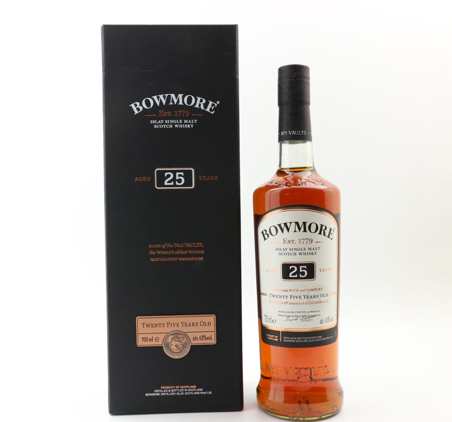 Bowmore 25 Year Old Whisky 