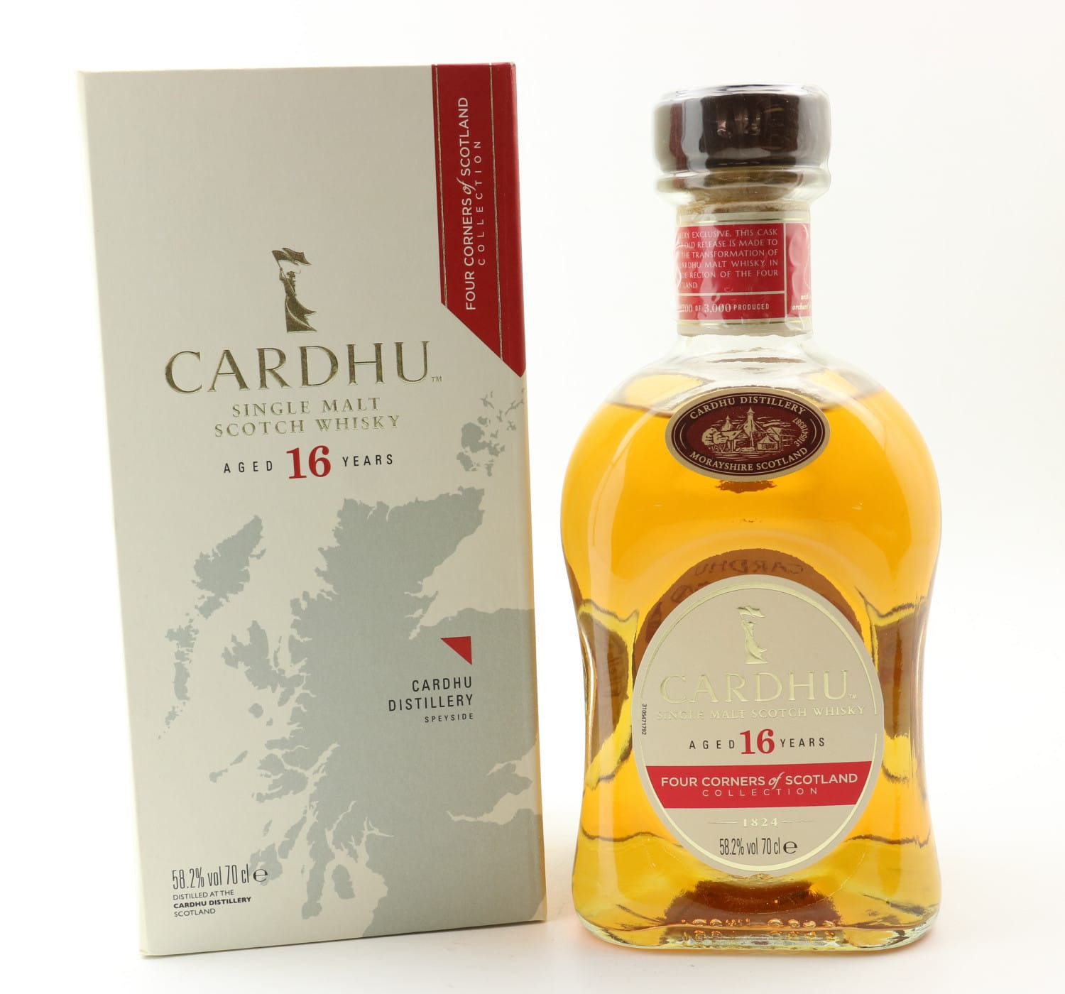 Cardhu 16 Year Old Four Corners Of Scotland Collection Whisky 