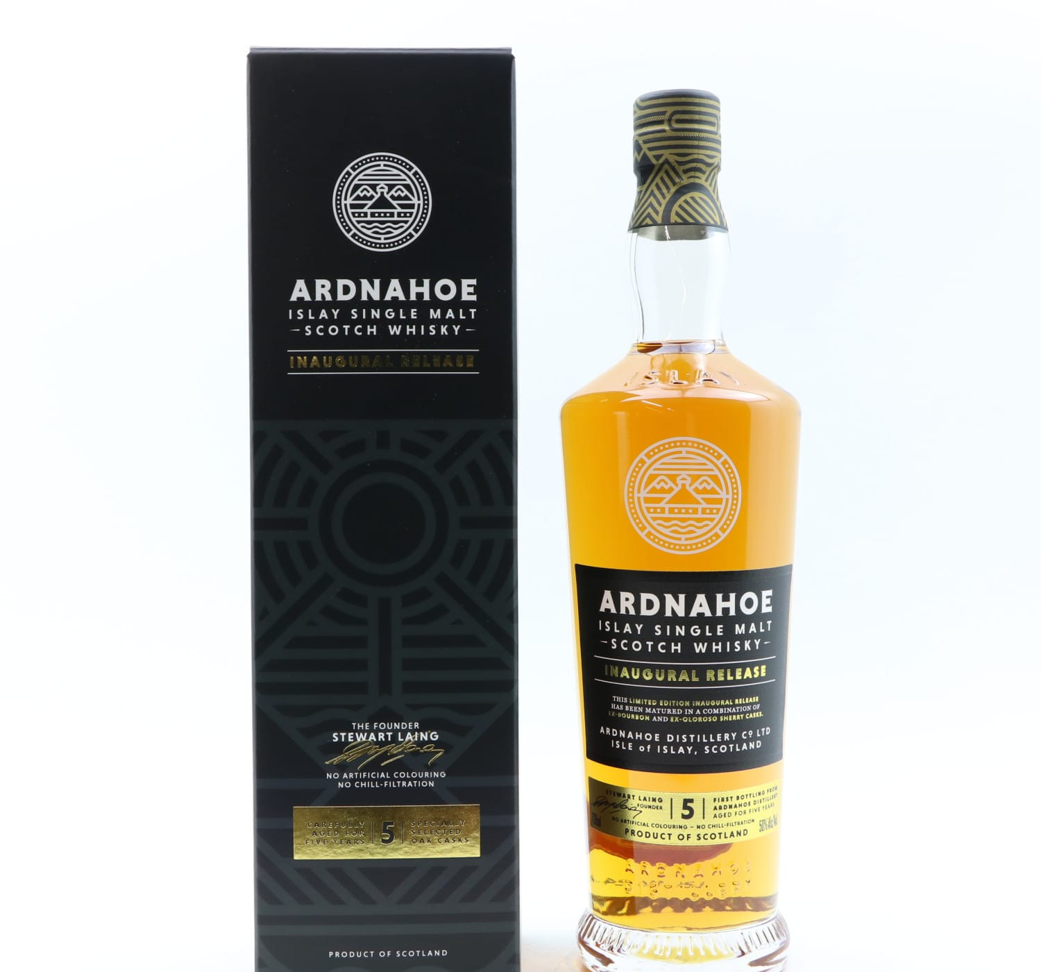 Ardnahoe 5 Year Old Inaugural Release Whisky 