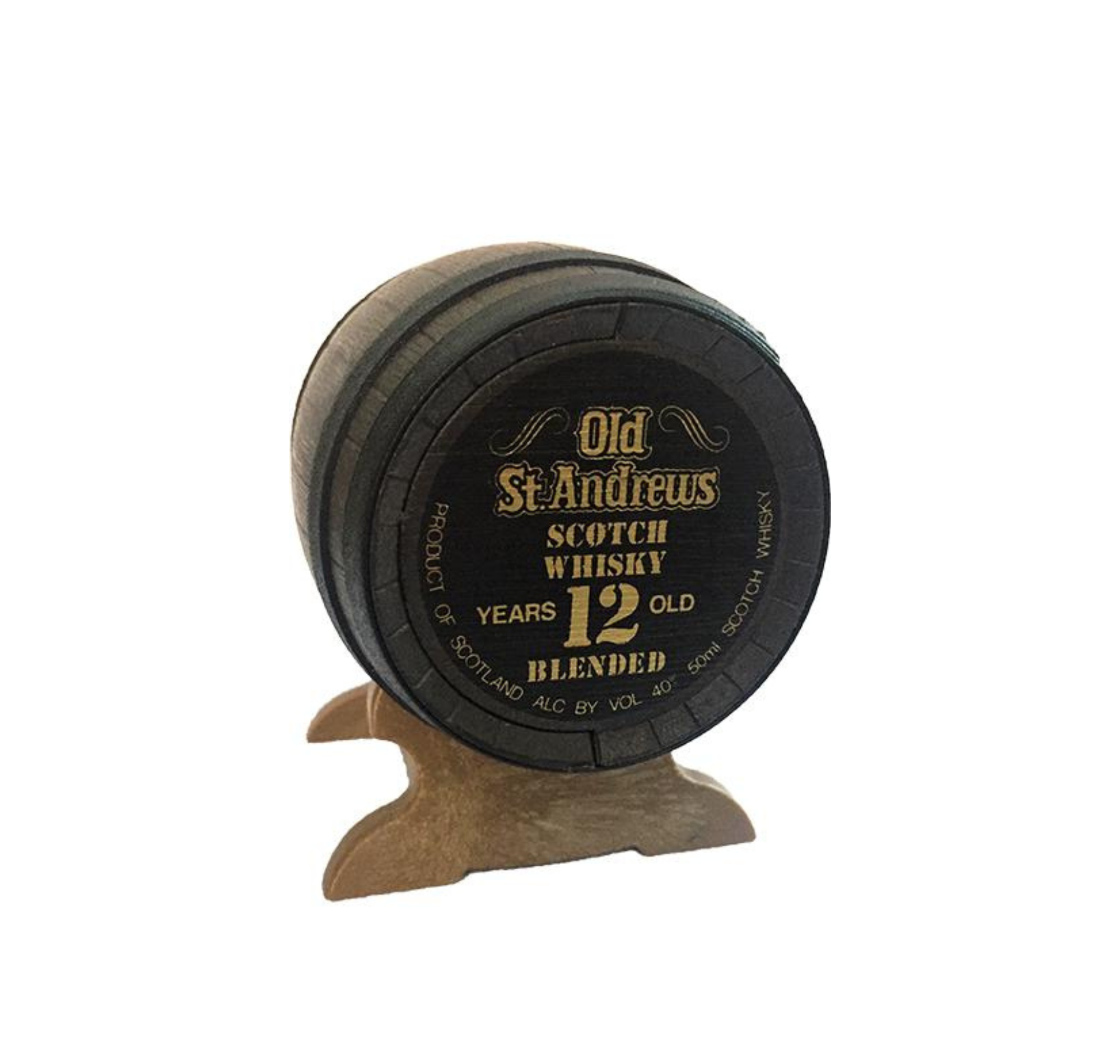 Old St. Andrews “Fireside” 12 Year Old Barrel Miniature 5cl 40% Blended Scotland Whisky 