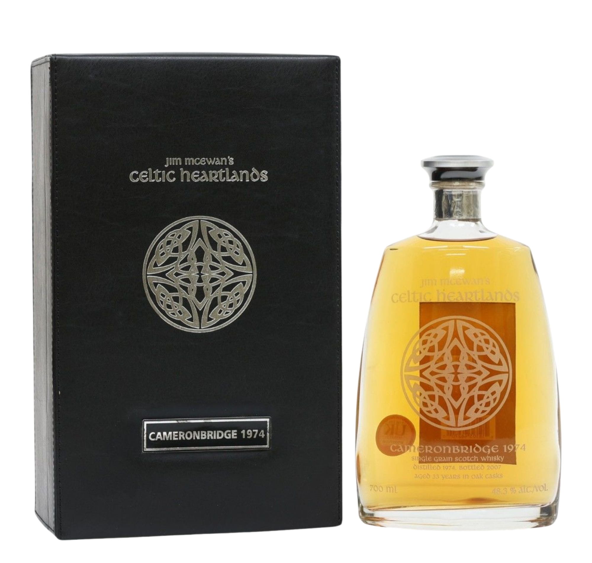 Cameronbridge 33 Year-Old Murray McDavid “Celtic Heartlands” (1974 Vintage) â Cameronbridge whisky bottle
