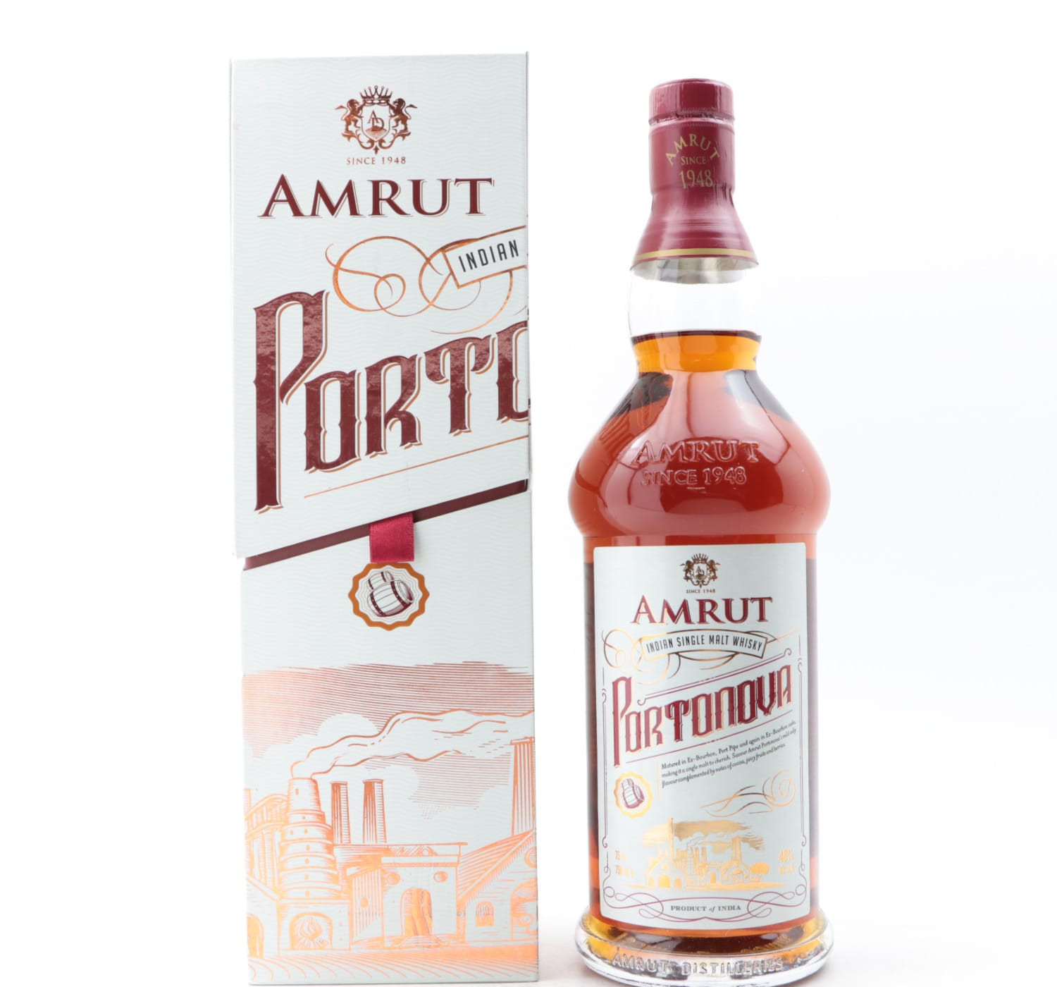 Amrut Portonova 75cl Whisky 