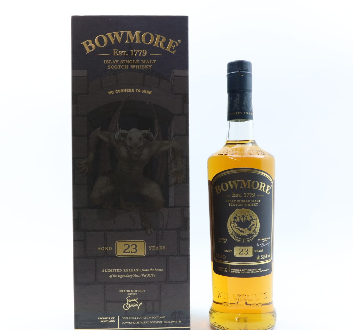 Bowmore 23 Year Old No Corners To Hide Whisky 