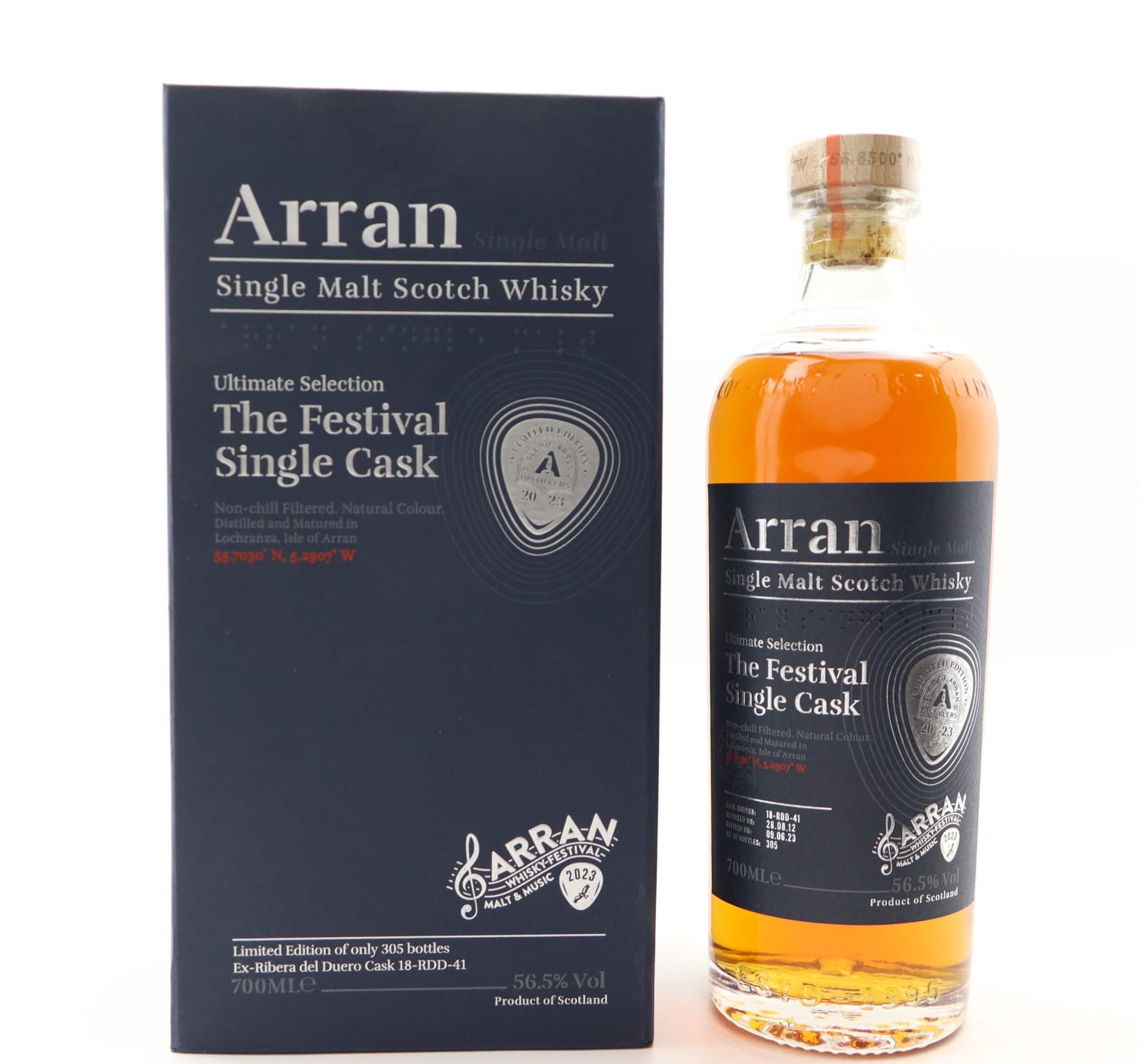 Arran 2012 Single Cask #RDD-41 Malt & Music Festival 2023 Whisky 