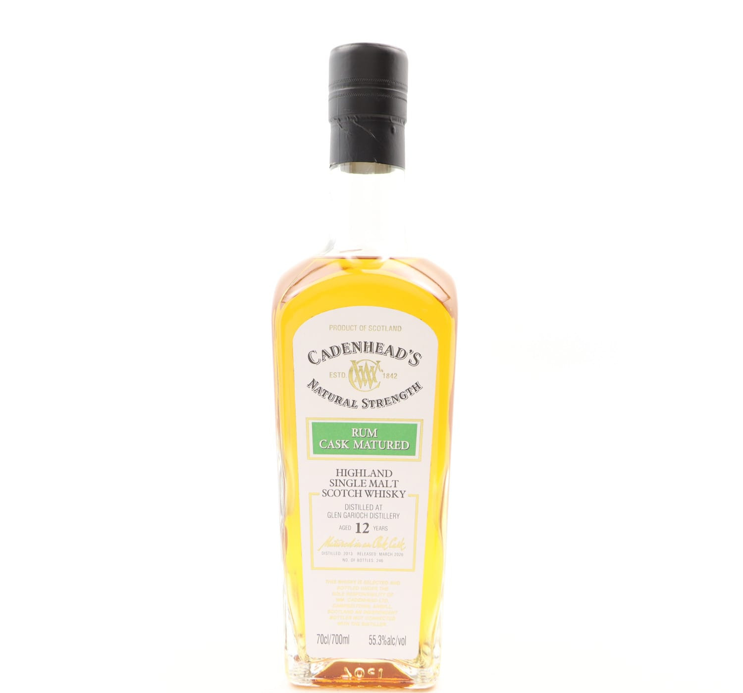 Glen Garioch 2013 12 Year Old Cadenhead’s Whisky 