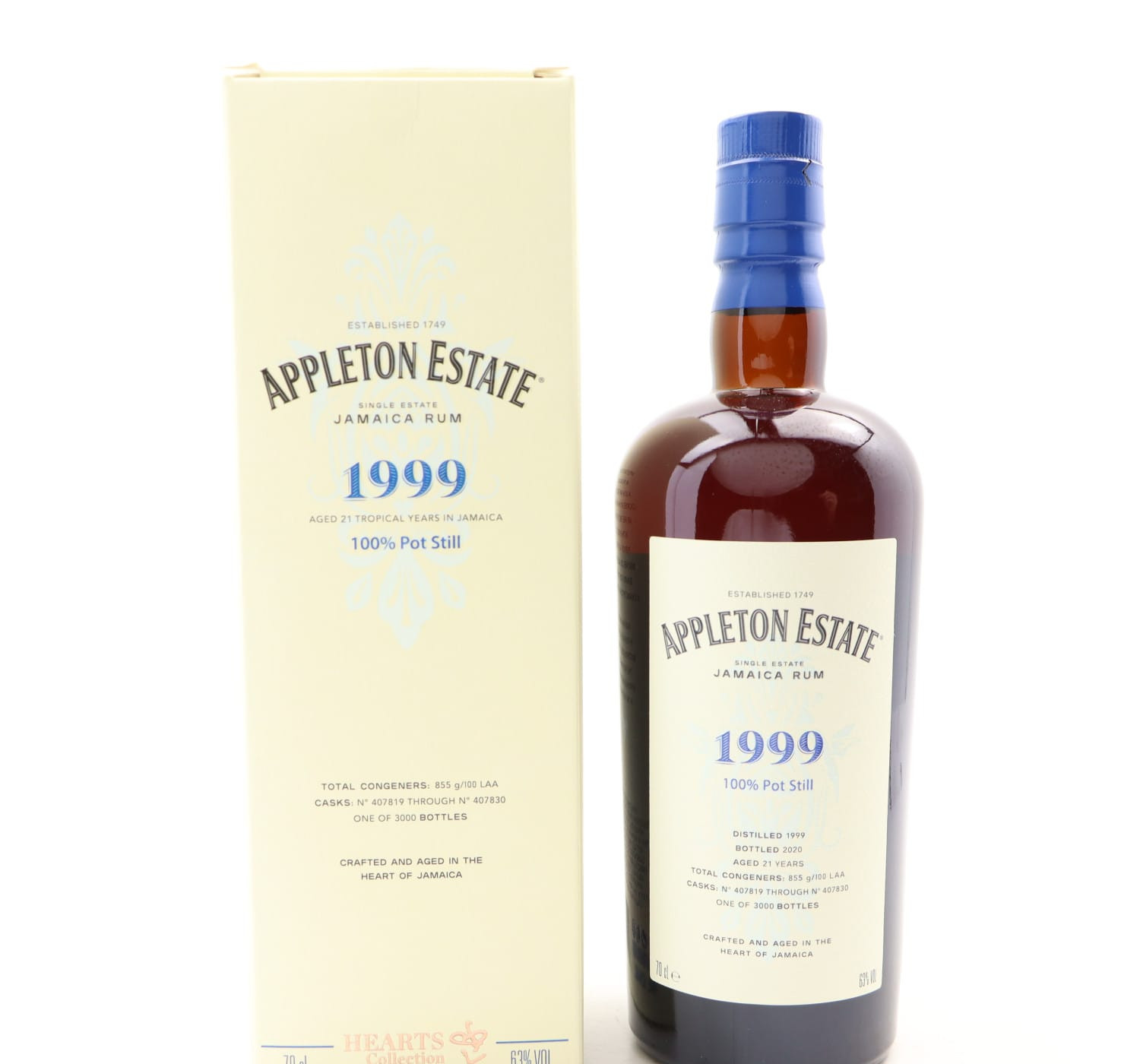 Appleton Estate 1999 21 Year Old Hearts Collection Whisky 