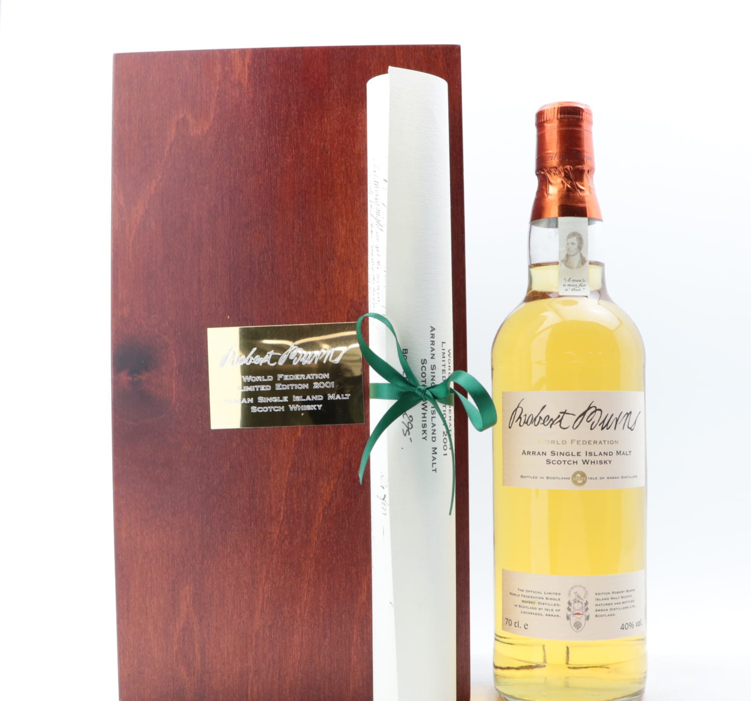 Arran Robert Burns World Federation Whisky