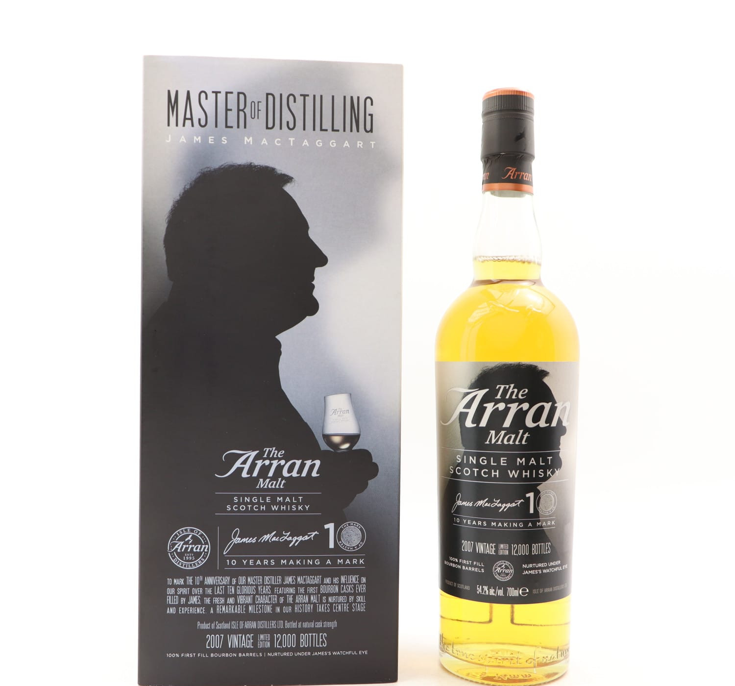 Arran 2007 10 Year Old James MacTaggart Whisky 