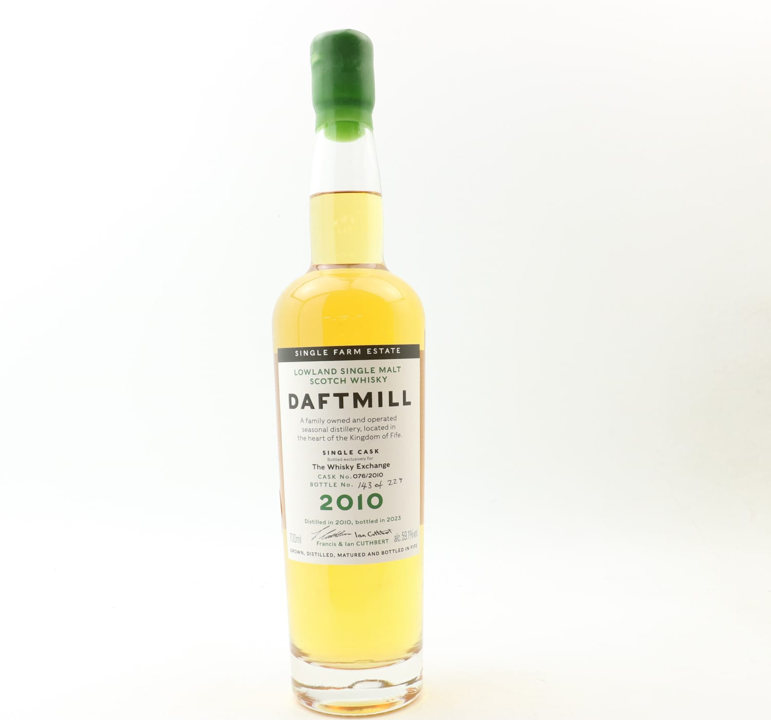 Daftmill 2010 Single Cask #76 For The Whisky Exchange Whisky 